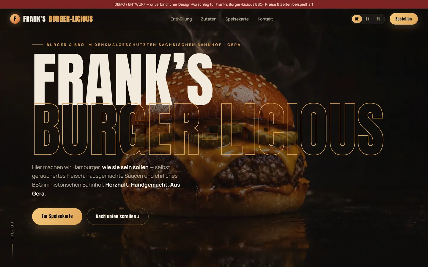 Frank's Burger-licious BBQ — Бургеры и BBQ