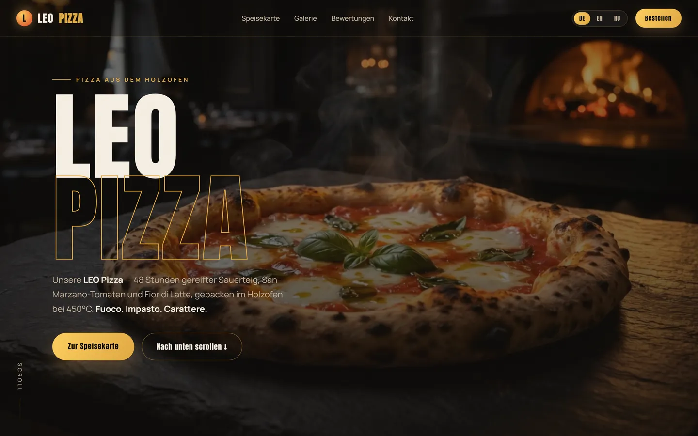 LEO Pizza — Пицца на дровах