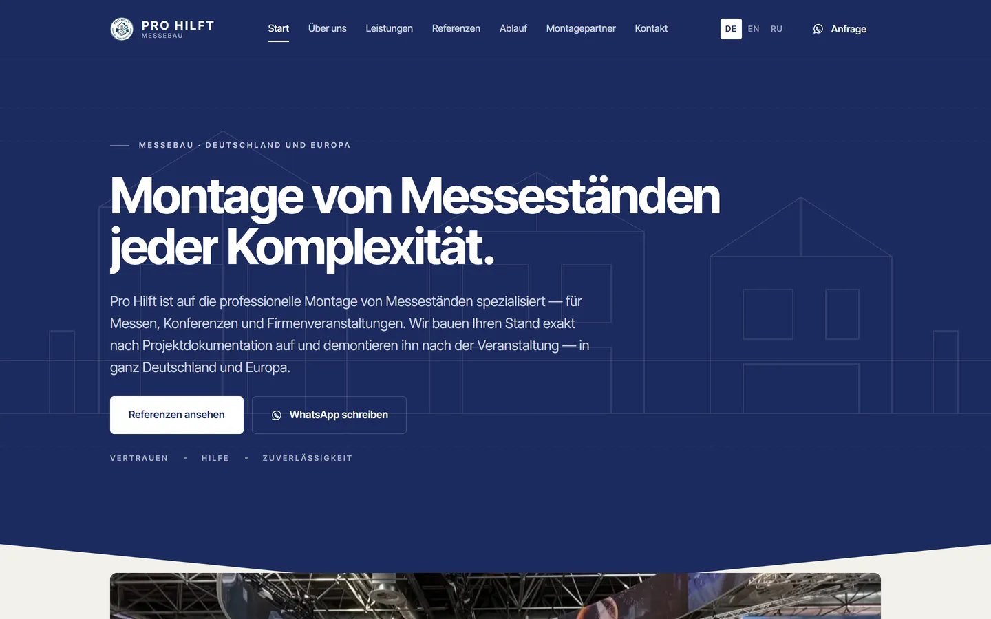 Pro Hilft Messebau — Выставочные стенды по всей Германии