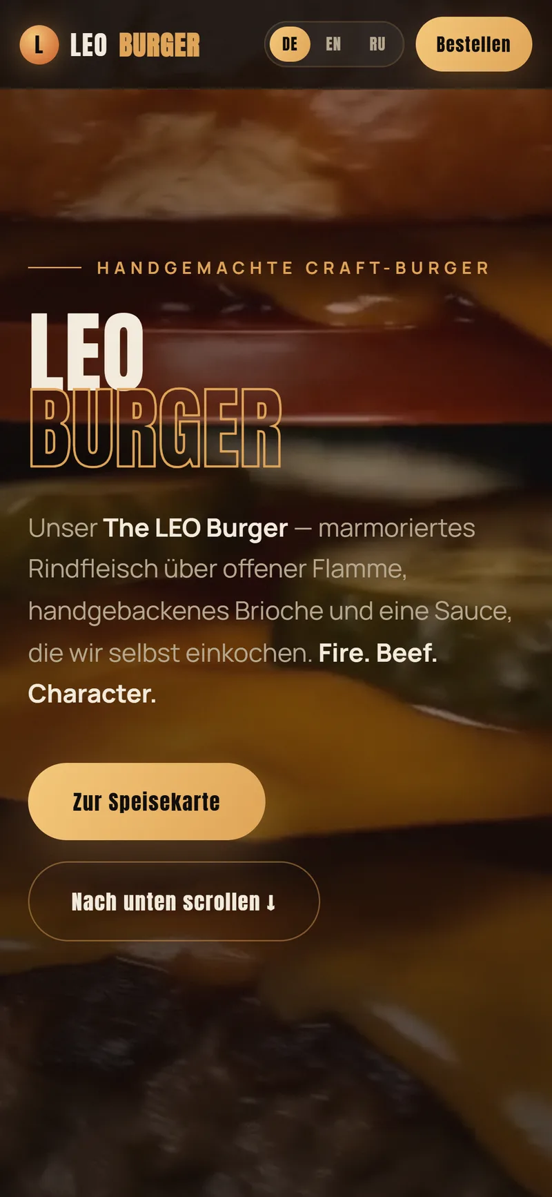 Leo Burger на телефоне